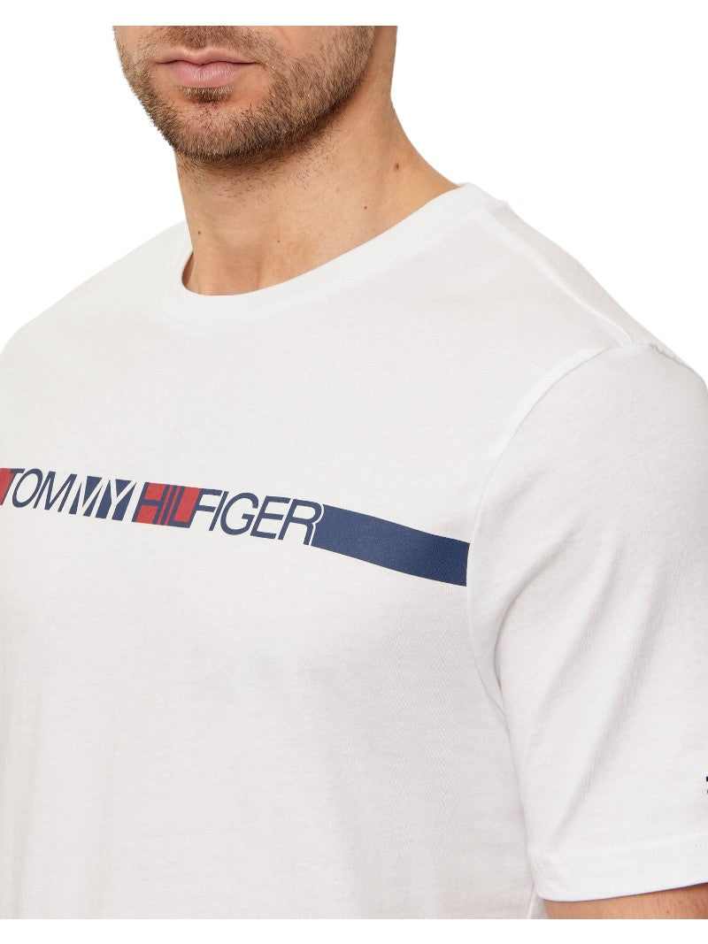 T-shirt Uomo Tommy Hilfiger Brand Love Stripe | Wellington