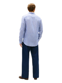 Camicia Tommy Hilfiger Lino Righe Bengal Regular | Wellington Jeans
