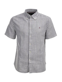Camicia Tommy Hilfiger Linen Blend Stripe Mezza Manica | Wellington