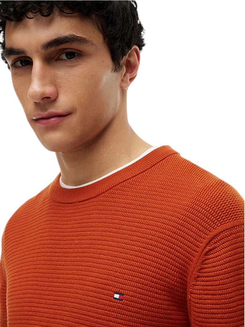 Tommy Hilfiger Pullover Strutturato Uomo | Wellington Jeans