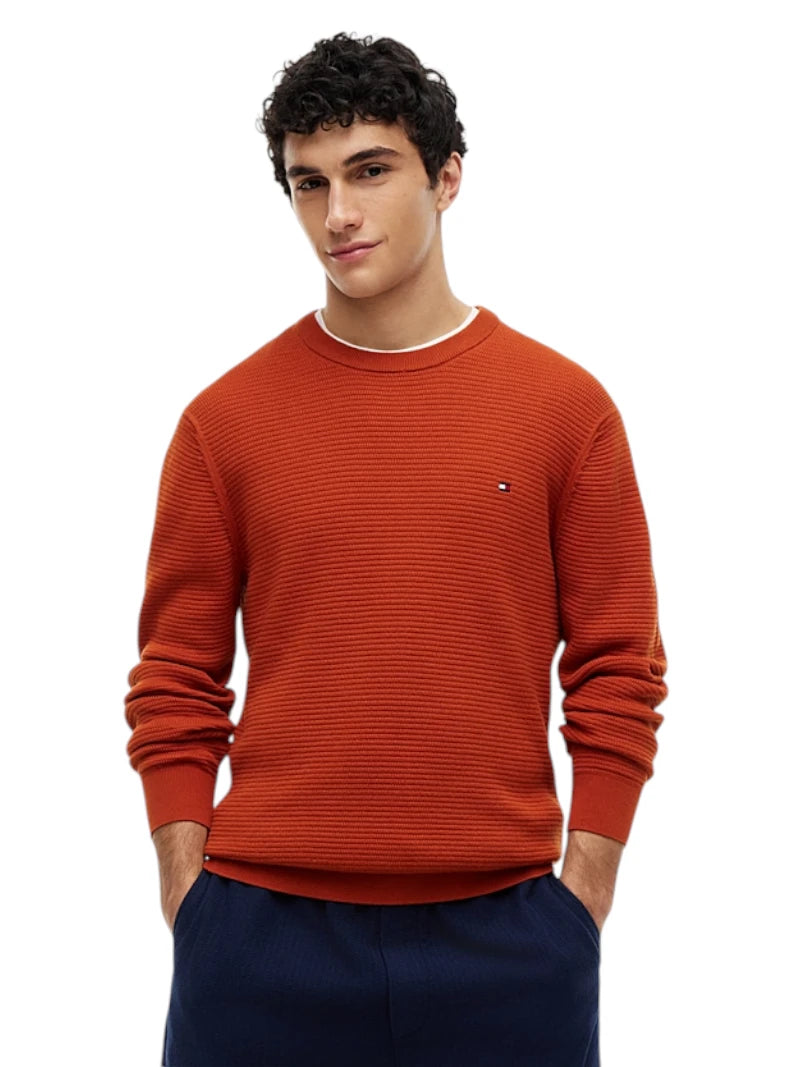 Tommy Hilfiger Pullover Strutturato Uomo | Wellington Jeans