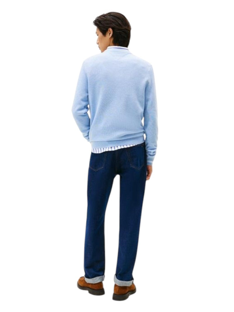 Pullover Uomo Tommy Hilfiger in Cotone Pettinato | Wellington Jeans