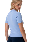 Polo Donna Fracomina Slim in Maglia con Strass | Wellington
