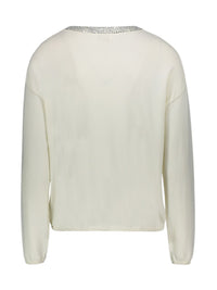 Maglia Girocollo Gaudì con Strass | Wellington Jeans Ariano