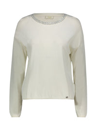 Maglia Girocollo Gaudì con Strass | Wellington Jeans Ariano