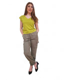 T-shirt Gaudì Donna Scollo a V in Jersey | Wellington Jeans
