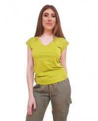 T-shirt Gaudì Donna Scollo a V in Jersey | Wellington Jeans