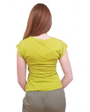 T-shirt Gaudì Donna Scollo a V in Jersey | Wellington Jeans