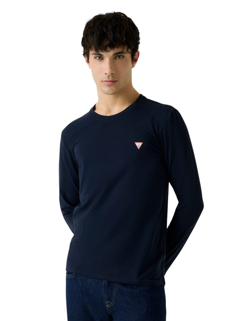 T-shirt Guess Uomo Manica Lunga Slim Fit | Wellington Jeans