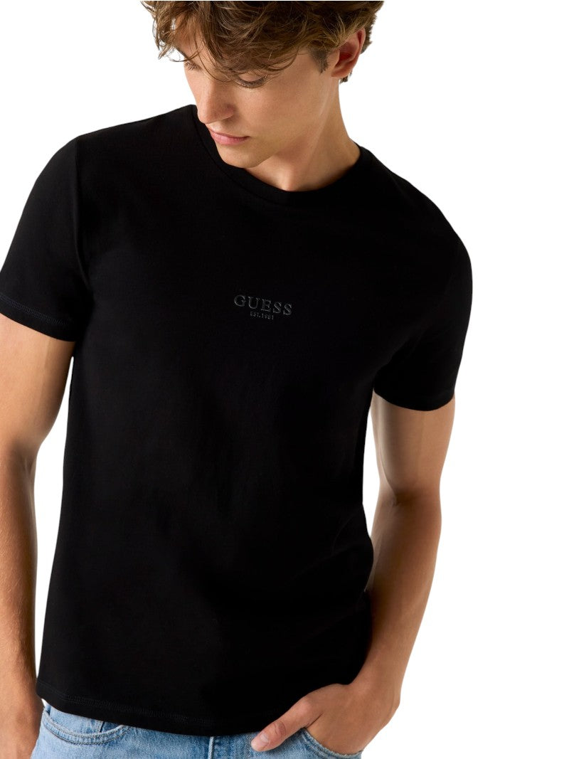 T-shirt Uomo Guess Aidy Slim Fit Cotone | Wellington Jeans