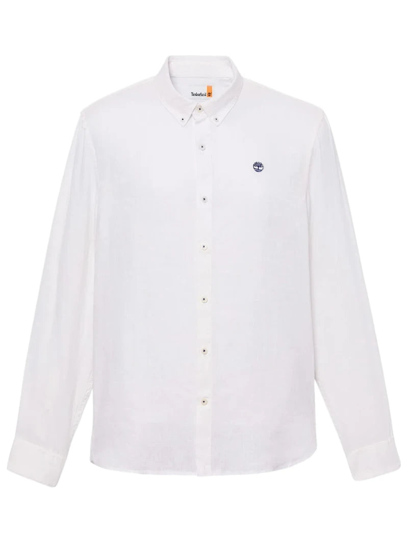Camicia Uomo Timberland Mill Brook 100% Lino Slim | Wellington