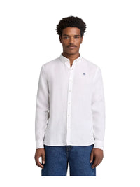 Camicia Uomo Timberland Mill Brook 100% Lino Slim | Wellington