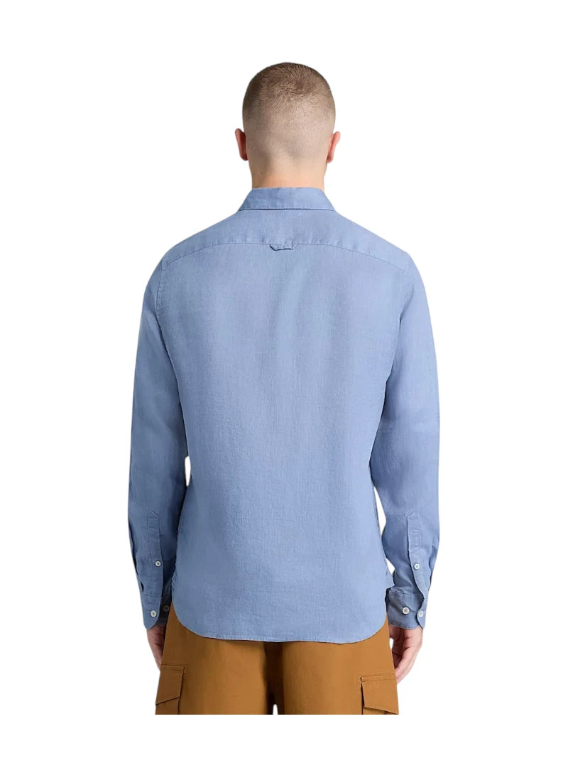 Camicia Uomo Timberland Mill Brook 100% Lino Slim | Wellington