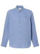 Camicia Uomo Timberland Mill Brook 100% Lino Slim | Wellington
