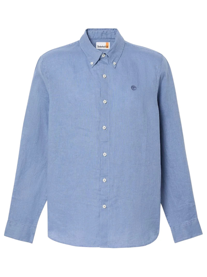 Camicia Uomo Timberland Mill Brook 100% Lino Slim | Wellington