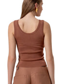 Top Donna Fracomina Slim senza Maniche in Maglia | Wellington