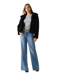 Giacca Donna Guess New Sophy in Pelliccia Sintetica
