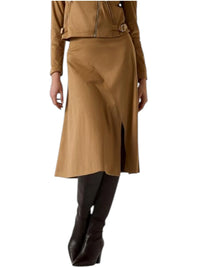 Gonna Midi Guess Jennie in Pelle Scamosciata