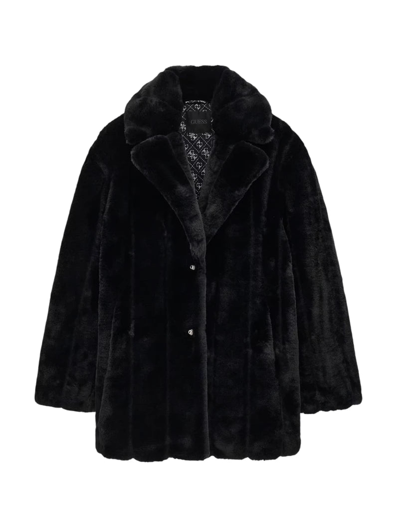 Cappotto Donna Guess Sophy in Pelliccia Sintetica