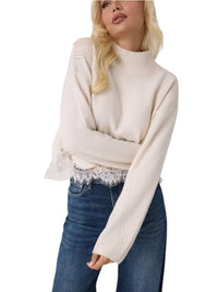 Maglione Donna Guess Hayden Lace in Misto Lana