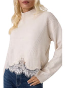 Maglione Donna Guess Hayden Lace in Misto Lana