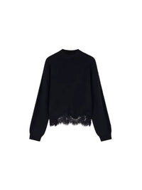 Maglione Donna Guess Hayden Lace in Misto Lana