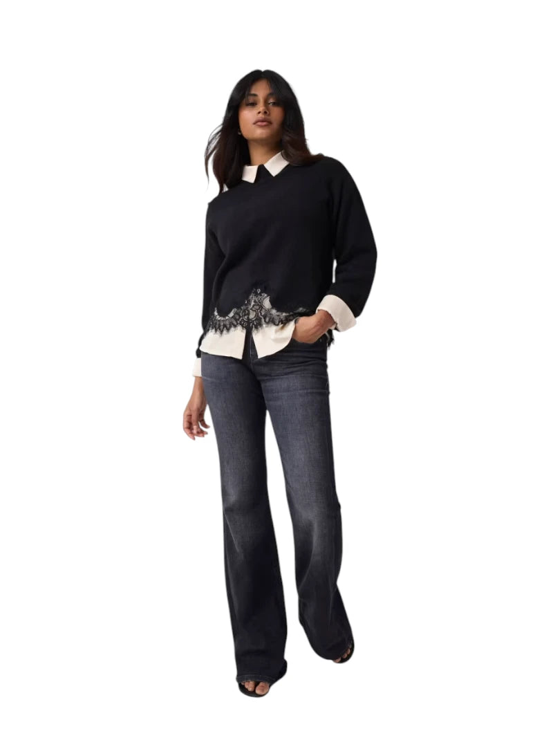 Maglione Donna Guess Hayden Lace in Misto Lana