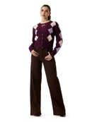 Cardigan Donna Guess Gracy Argyle a Rombi