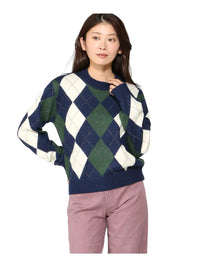 Maglia Donna Guess Gracy a Rombi Argyle