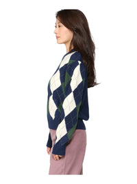 Maglia Donna Guess Gracy a Rombi Argyle