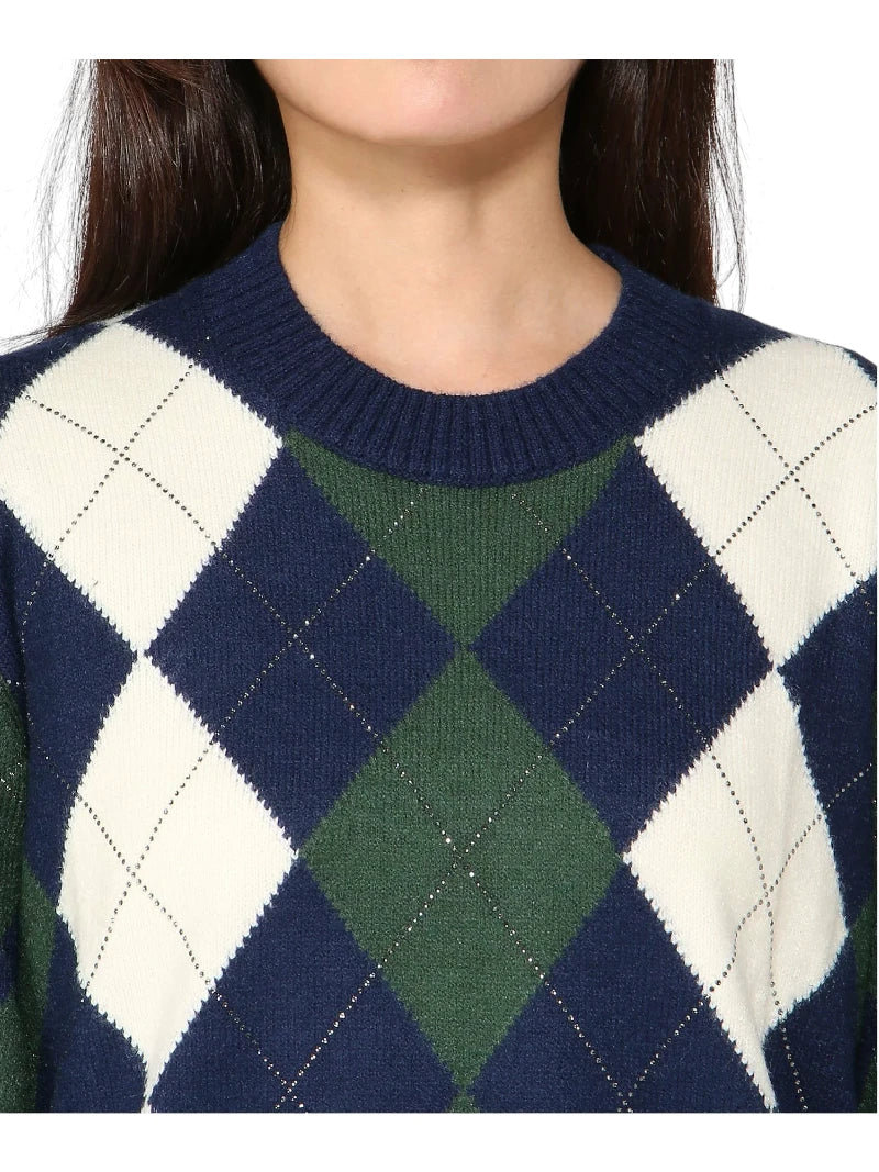 Maglia Donna Guess Gracy a Rombi Argyle