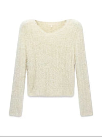 Maglia Donna Guess Avery in Tessuto Bouclè