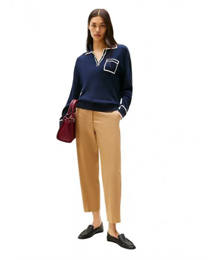 Pantalone Donna Tommy Hilfiger Chino Slim Fit Dritti | Wellington