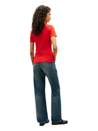 T-shirt Tommy Hilfiger Donna Slim Fit Bandierina | Wellington Jeans