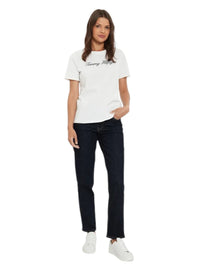 T-shirt Tommy Hilfiger Donna Script Logo Bio | Wellington Jeans