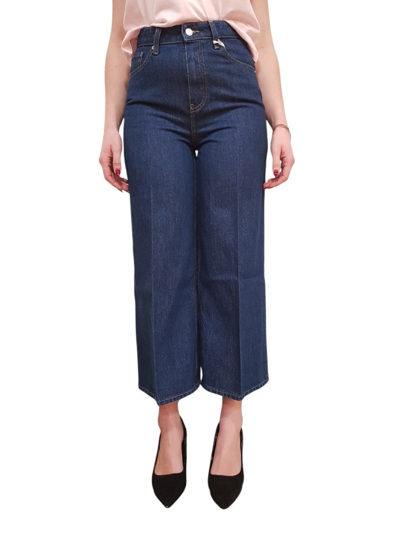 Jeans Tommy Hilfiger Wide Leg alla Caviglia Vita Alta | Wellington