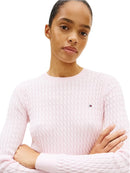 Pullover Tommy Hilfiger a Righe Maglia Intrecciata | Wellington Jeans