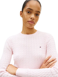 Pullover Tommy Hilfiger a Righe Maglia Intrecciata | Wellington Jeans