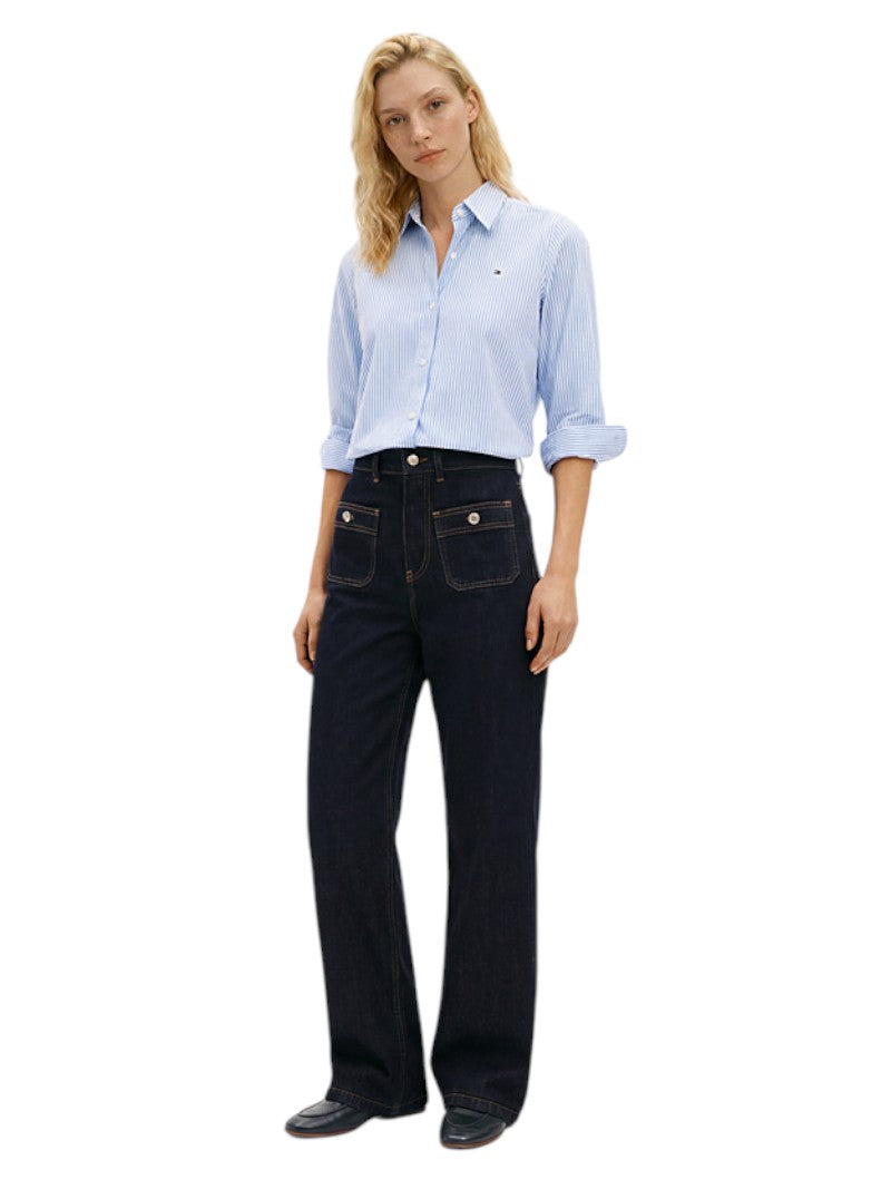 Camicia Tommy Hilfiger Classic Regular Fit Popeline | Wellington Jeans