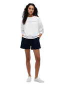 Felpa Tommy Hilfiger Relaxed Fit Logo Petto | Wellington Jeans