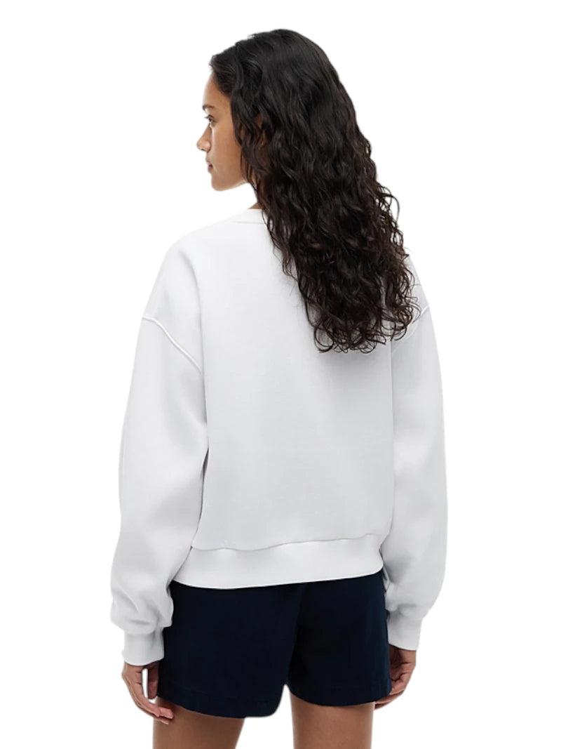 Felpa Tommy Hilfiger Relaxed Fit Logo Petto | Wellington Jeans