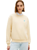 Felpa Donna Tommy Hilfiger Girocollo in Spugna con Logo