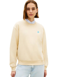 Felpa Donna Tommy Hilfiger Girocollo in Spugna con Logo