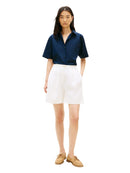 Camicia Tommy Hilfiger Donna Manica Corta Popeline | Wellington Jeans