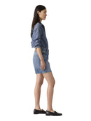Levi's Short Oversize a Vita Alta Denim - Wellington Jeans