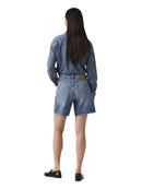 Levi's Short Oversize a Vita Alta Denim - Wellington Jeans