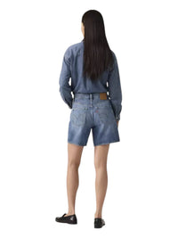 Levi's Short Oversize a Vita Alta Denim - Wellington Jeans
