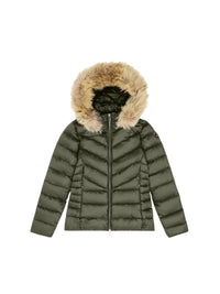 Piumino Corto Donna Canadiens Thea Fur Shiny Smart