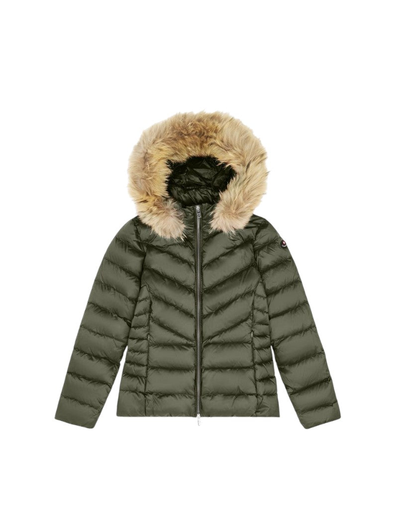 Piumino Corto Donna Canadiens Thea Fur Shiny Smart