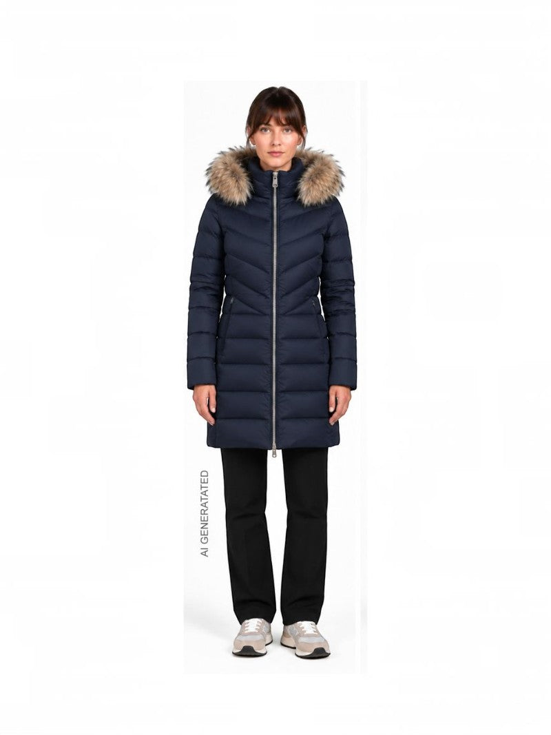 Piumino Lungo Donna Canadiens Thea Long Fur Shiny Smart